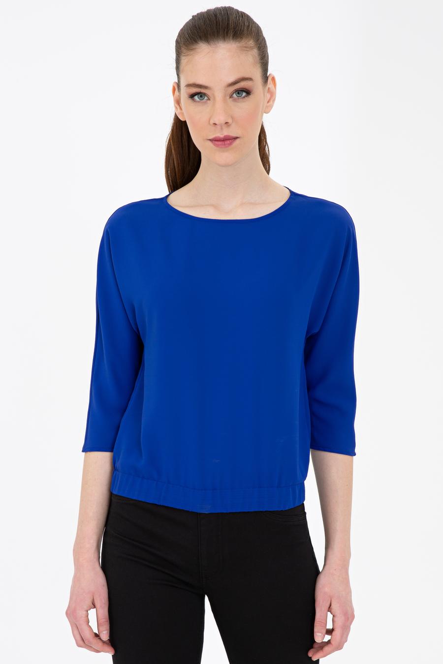 پیراهن  آبی  استاندارد  زنانه  پیرکاردین
