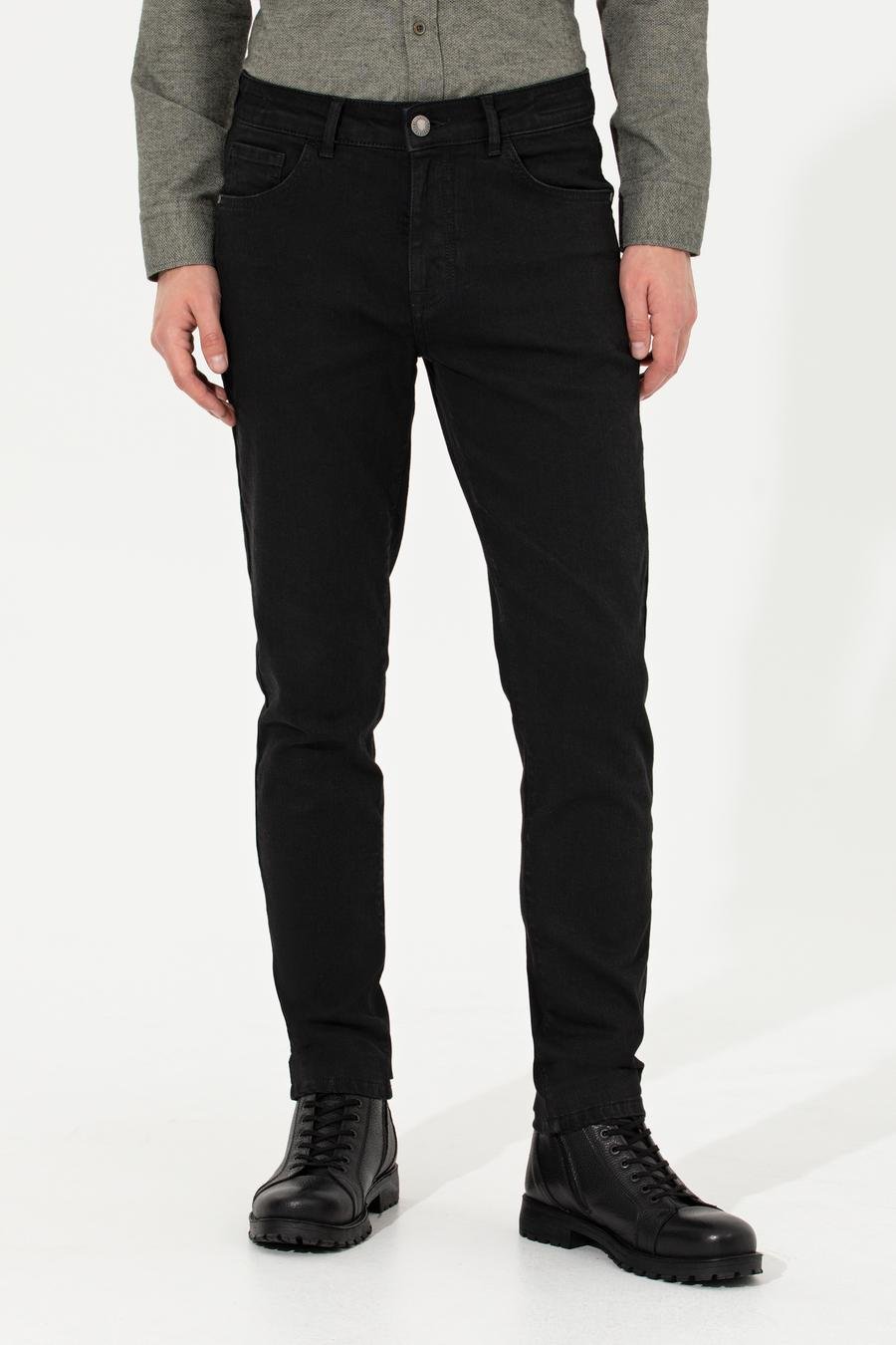 شلوار جین  سیاه  اندامی  مردانه  پیرکاردین