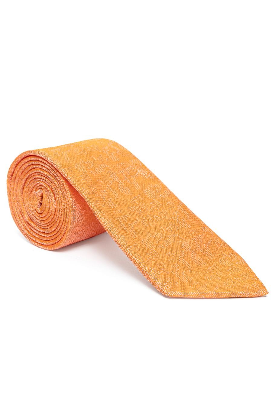 ست دستمال کراوات  نارنجی  استاندارد  مردانه  پیرکاردین
