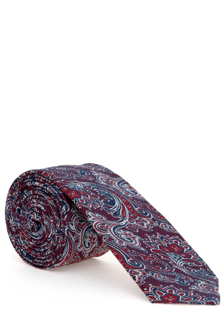 ست دستمال جیب و کراوات  قرمز  استاندارد  مردانه  پیرکاردین