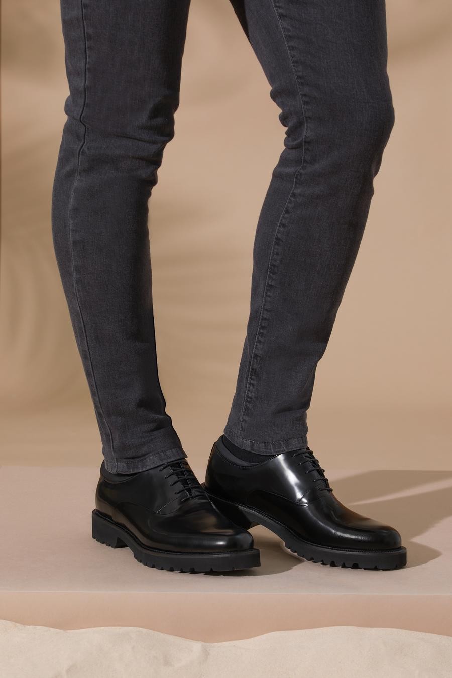 کفش  سیاه  استاندارد  مردانه  پیرکاردین